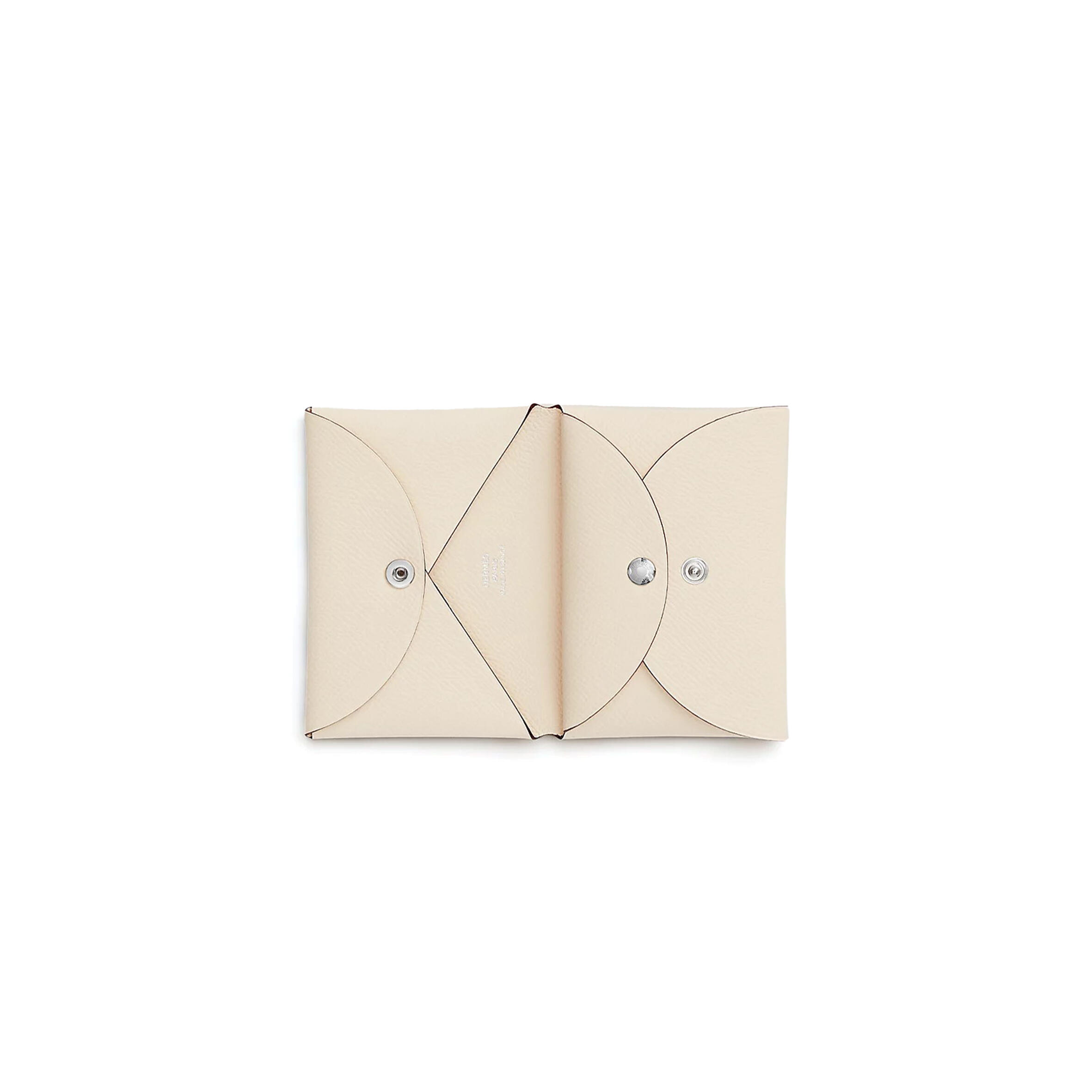 HERMES CALVI DUO COMPACT CARD HOLDER H083035CK10 (10.5*7*1.3cm)